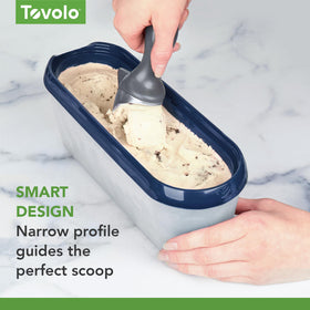Tovolo Glide A Scoop easy-scoop action for smooth serving
