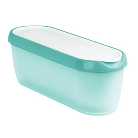 Tovolo Glide A Scoop ice cream container in Tropical Breeze preserves freshness with insulated walls.