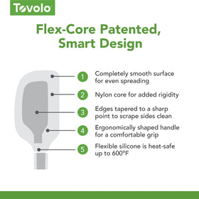 Tovolo heat-resistant silicone spatula withstands high heat
