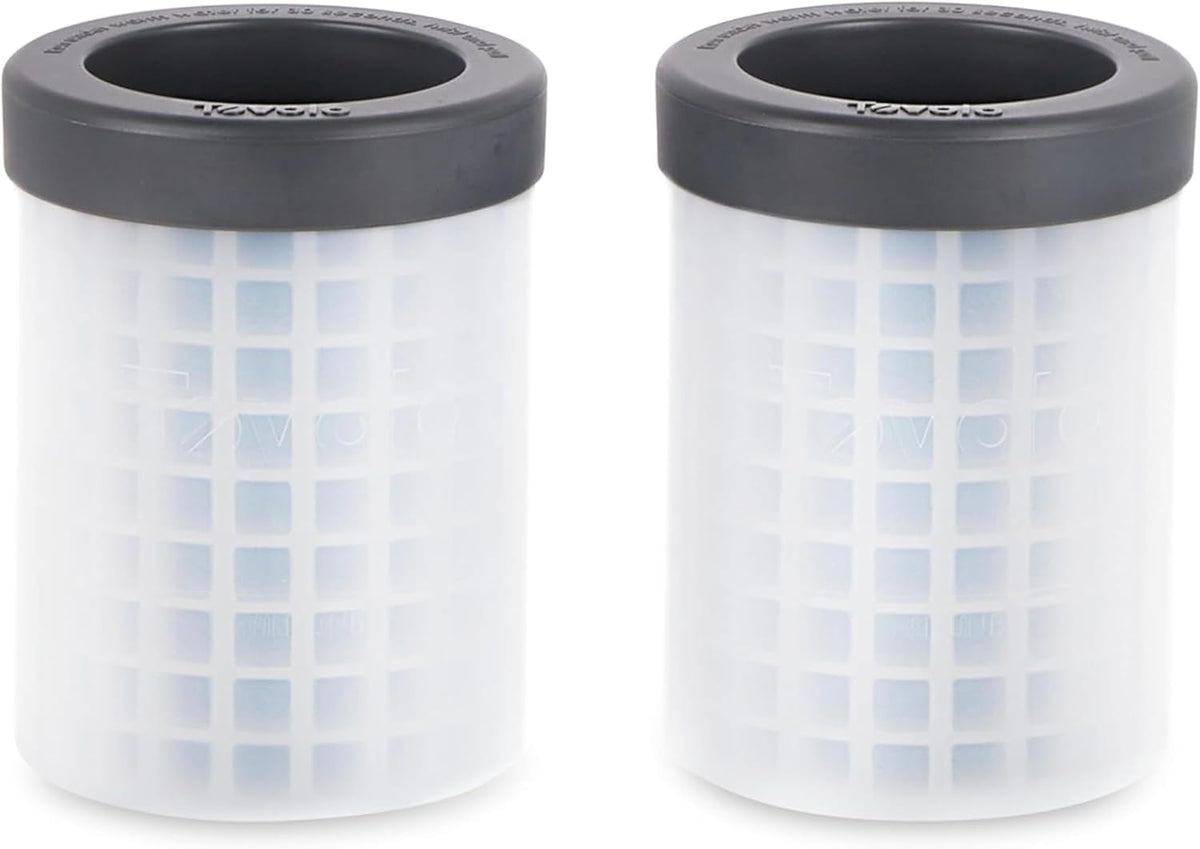 Tovolo mini ice cylinder set with two molds for compact cooling