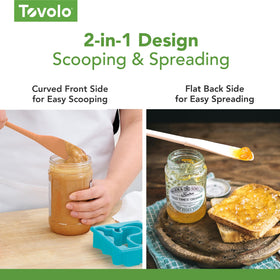 Tovolo nylon-core with silicone edges bends to fit curves