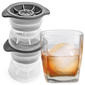 Tovolo sphere ice molds set of 2 for dramatic, slow-melting cocktail spheres