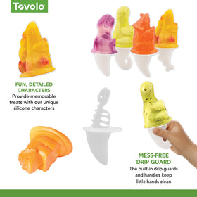 Tovolo stable freezer base prevents wobble during freezing.