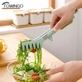 TOWINGO heat-resistant silicone tongs up to 600°F