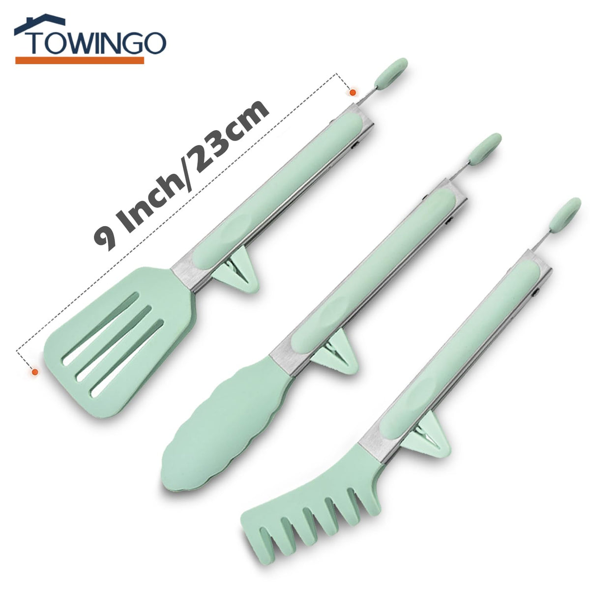 TOWINGO lock feature prevents accidental opening during cooking