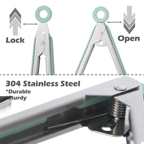 TOWINGO pasta 9-inch tong for lifting noodles neatly