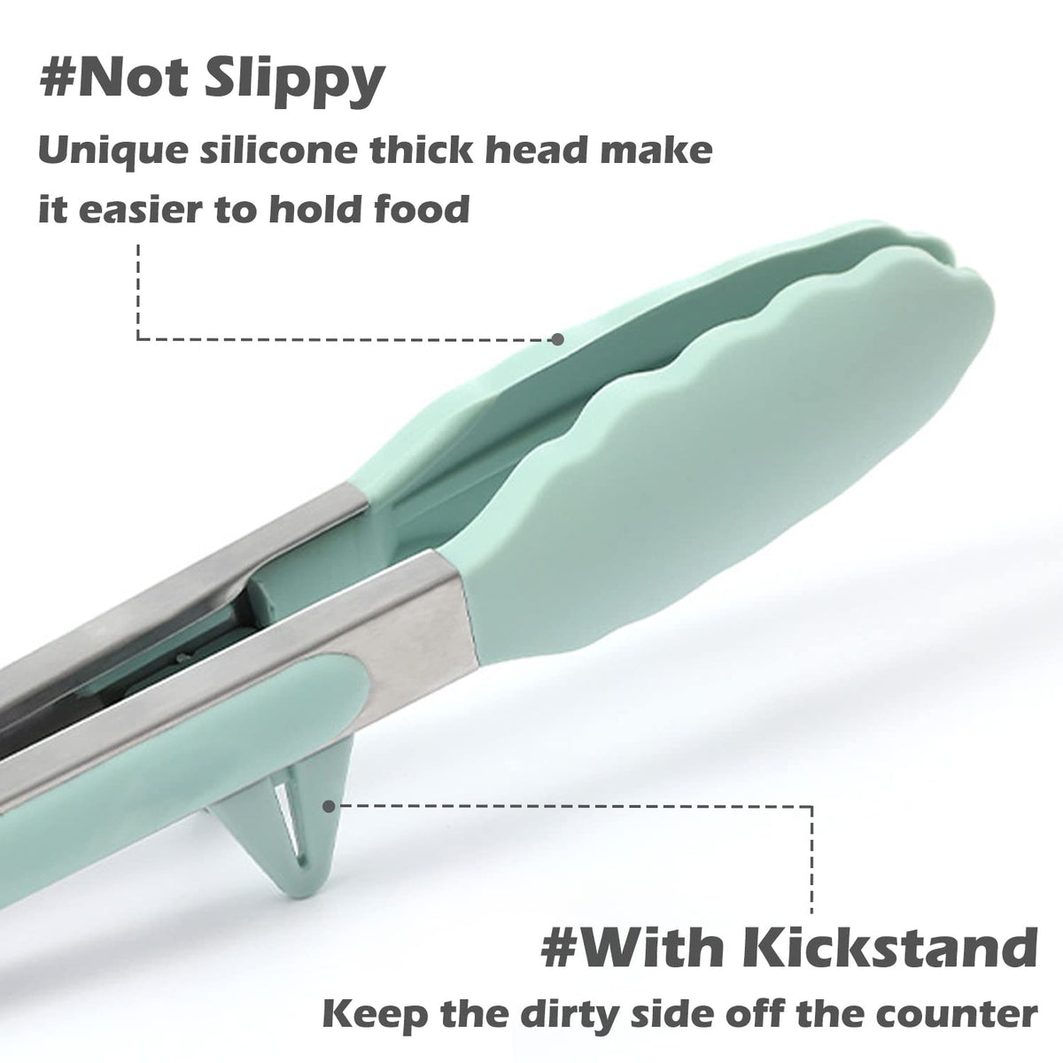 TOWINGO spatula 9-inch tong for delicate sautéing