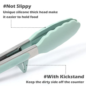 TOWINGO spatula 9-inch tong for delicate sautéing