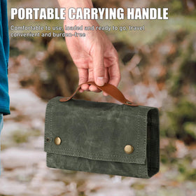 TOBWOLF elastic-band spice containers keep contents organized.