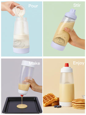 TOZCOZUS wide-mouth loading bottle for quick batter filling