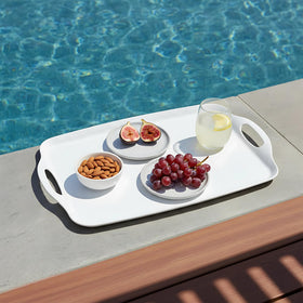 TP nesting-design trays save space when not in use.
