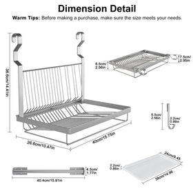 TQVAI plastic drainboard pulls out to channel water away
