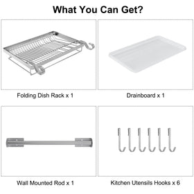 TQVAI compact design fits tight counters for organized drying