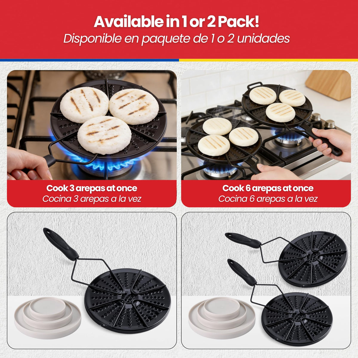 TraditionTools gift-set arepa kit for Latin cooking enthusiasts.