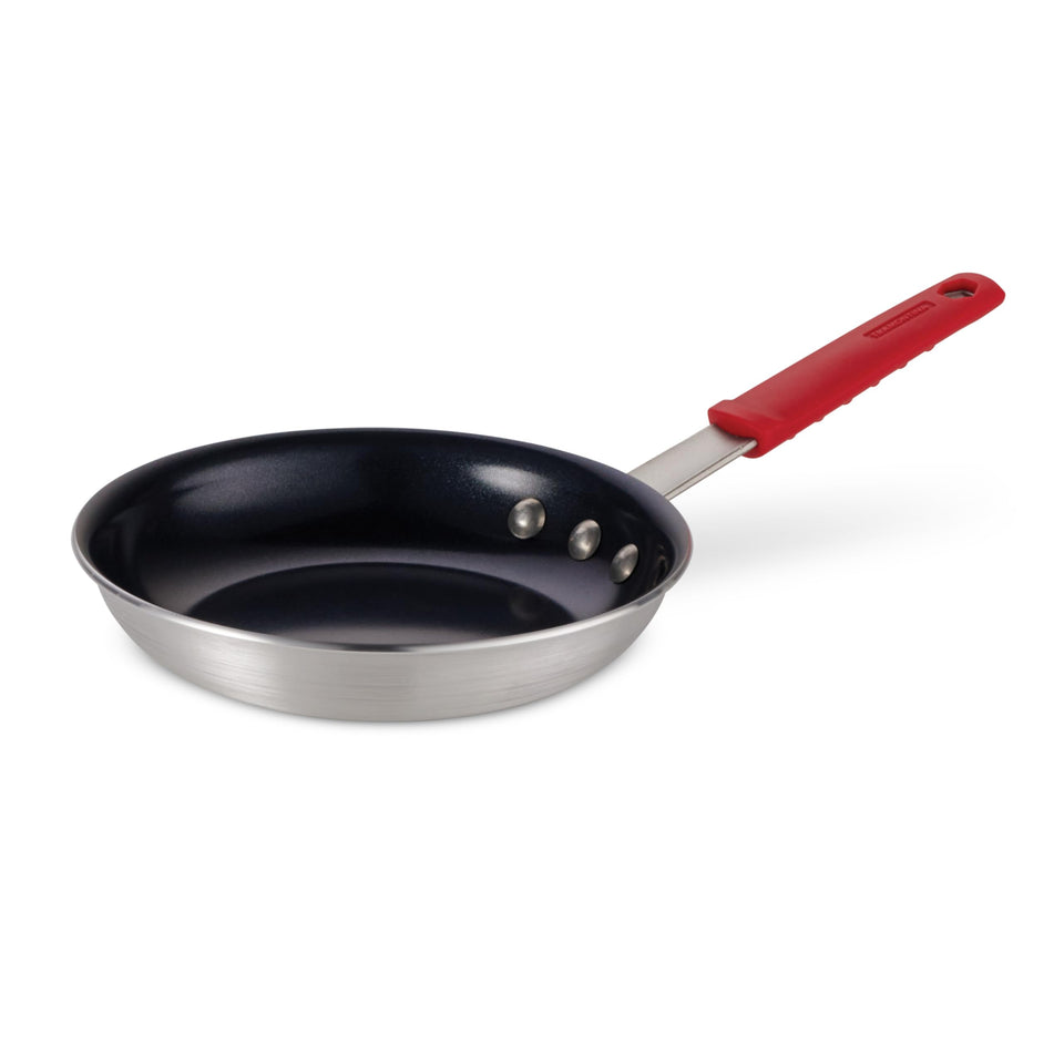 Tramontina 8-inch ceramic nonstick pan top view for effortless release.
