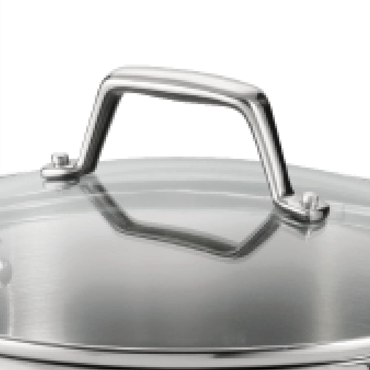 Tramontina Gourmet 5Qt ergonomic riveted handles provide secure grip.