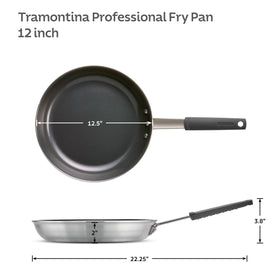 Tramontina PRO 12-Inch nonstick fry pan easy release for quick, clean meals.