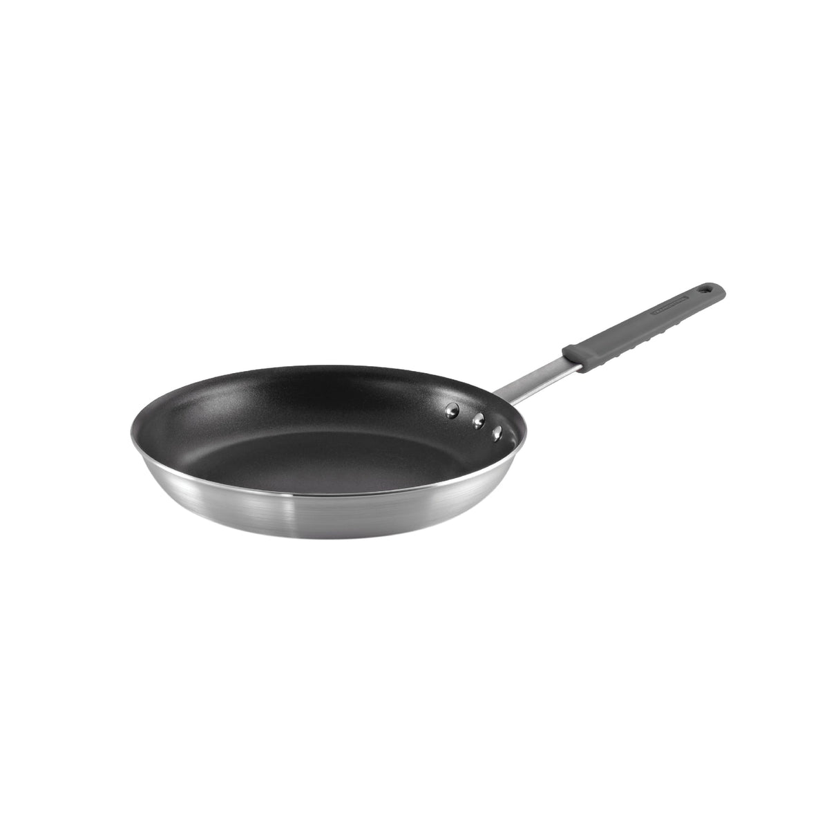 Tramontina PRO 12-Inch nonstick fry pan top view for large family meals and versatile cooking.