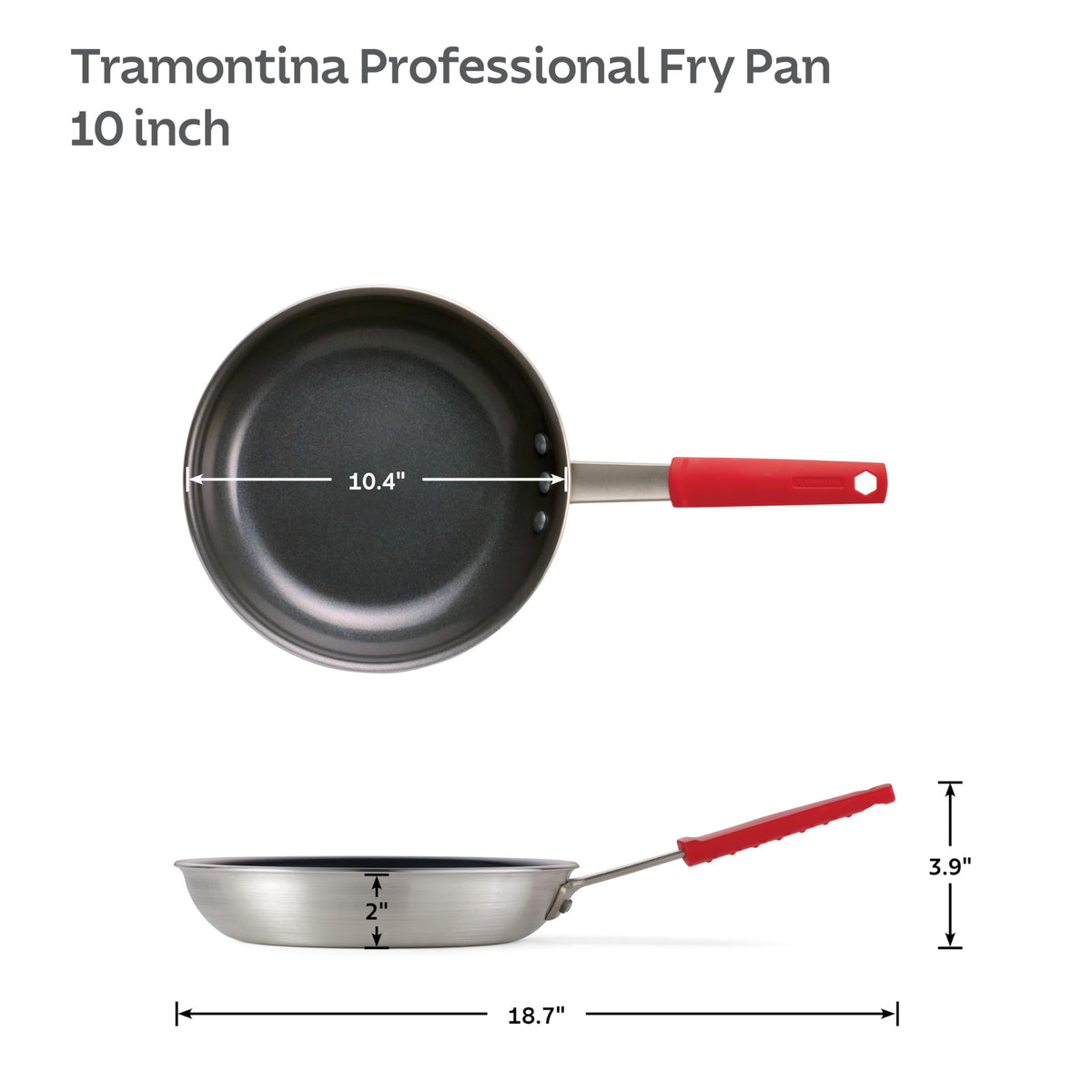Tramontina Professional 10-Inch ceramic pan oven-ready usage up to 500°F