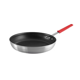 Tramontina Professional 14-inch fry pan top view for large-batch cooking.