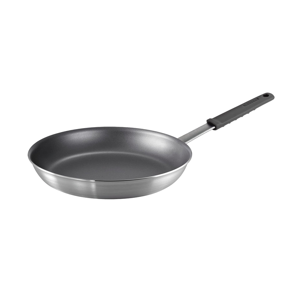 Tramontina Professional Fusion 12-Inch interior rivet-less surface enables easy food release