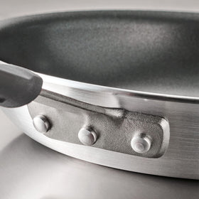 Tramontina Stainless-steel handle with removable silicone sleeve for oven versatility