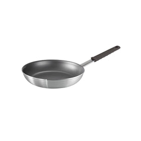 Tramontina Professional Fusion fry pan top view with rivet-less interior for easy release