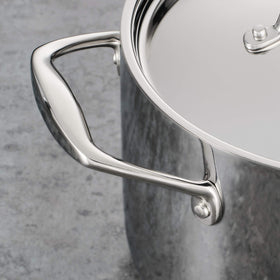 Tramontina Signature 8qt stock pot with lid for large batches