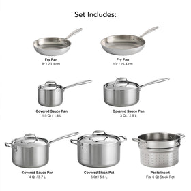 Tramontina Signature Tri-Ply 1.5-quart sauce pan with lid for sauces
