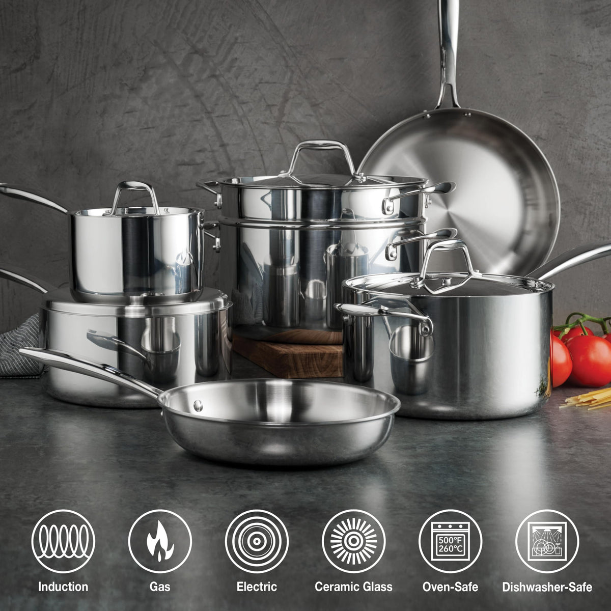 Tramontina Signature Tri-Ply 10-inch frying pan ideal for searing