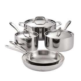 Tramontina Signature Tri-Ply 8-inch fry pan with even heat for consistent sautéing.