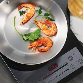 Tramontina Signature Tri-Ply Fry Pan smooth release surface for healthier cooking