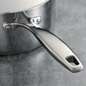 Oven-safe up to 500°F for finishing dishes after stovetop simmering.