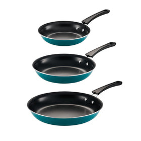 Tramontina teal 12-inch nonstick fry pan for larger meals