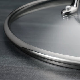 Tramontina Tri-Ply Clad 4-Qt sauce pan supports all cooktops and precision cooking