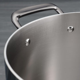 Tramontina Tri-Ply Clad 4-Qt sauce pan dishwasher-safe for easy cleanup