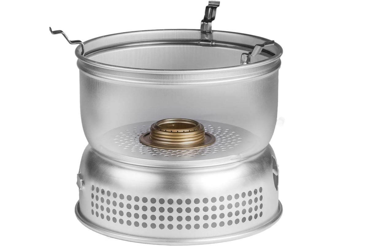 Trangia Spirit Burner cap with O ring seals to minimize fuel evaporation