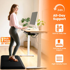 TranquilMoments 20x39 kitchen mat ideal for standing desk setups.