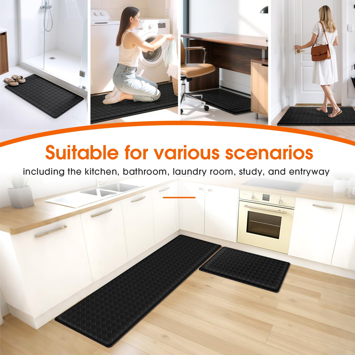 TranquilRelax Diamond Pattern Detail showcases stylish texture for modern kitchens.