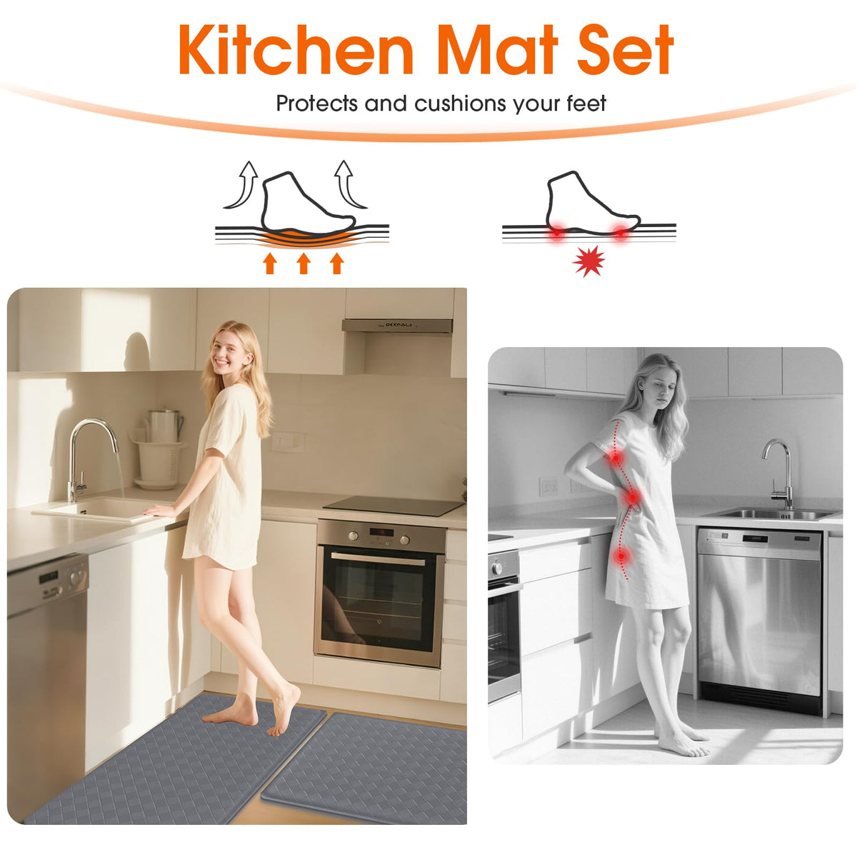 Easy-cleaning design saves time after busy meals.