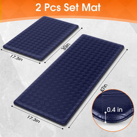 TranquilRelax blue mat in the laundry area with a waterproof surface for spills and easy cleanup.