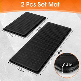 TranquilRelax mats beside stove area offer anti-fatigue support during cooking