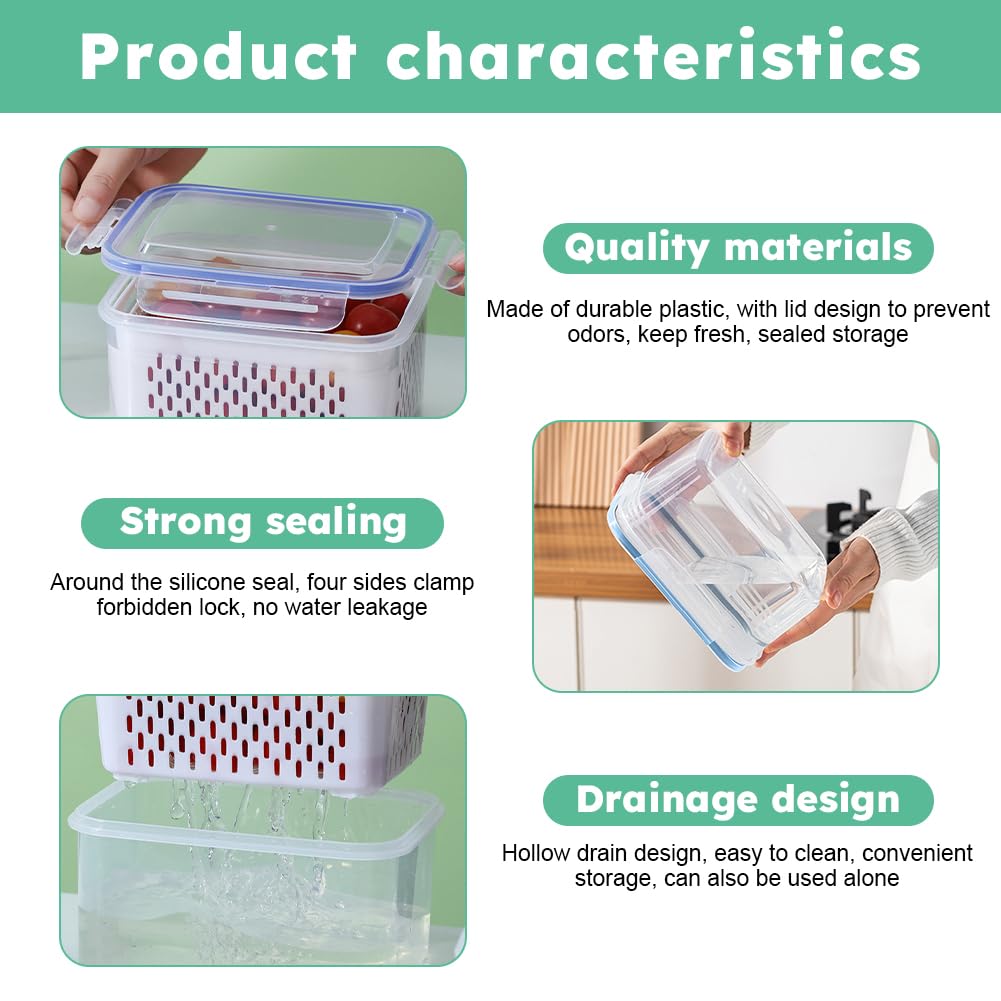 Trasylph clear-lid fridge container speeds up meal prep and fridge scanning.