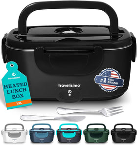 Travelisimo electric lunch box heats meals on the go for hot lunches
