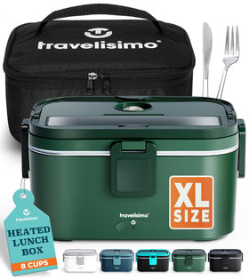 TRAVELISIMO extra-large lunch box closed for on-the-go meals