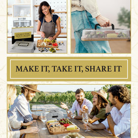 Trayful Charcuterie Board-easy-clean surface cleans quickly after gatherings.