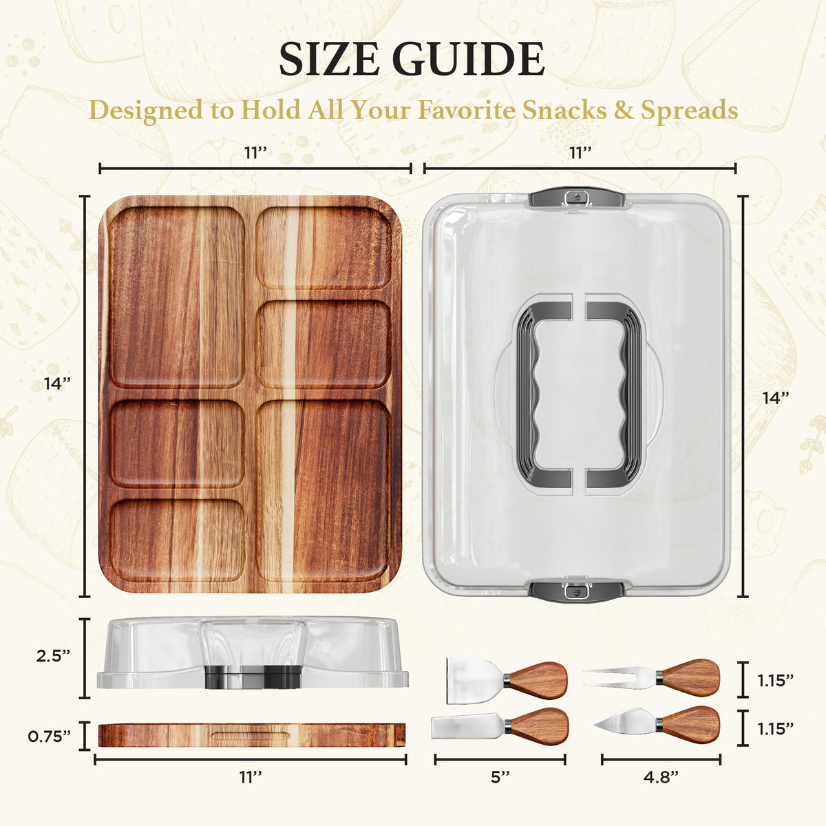 Trayful housewarming gift board suitable for new homes and entertaining