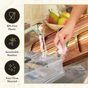 Trayful sturdy construction ensures lasting performance for gatherings