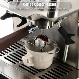 Treasdamic espresso cooling ball 38mm quickly chills without watering down drinks.
