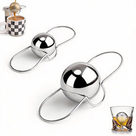 Treasdamic espresso cooling ball 55mm cooling action preserves flavor without dilution.
